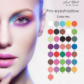 

Feel Well makeup DIY combination eye shadow palette Matte eyeshadow shadows Maquiagem Eyeshadow Palette Natural Nude