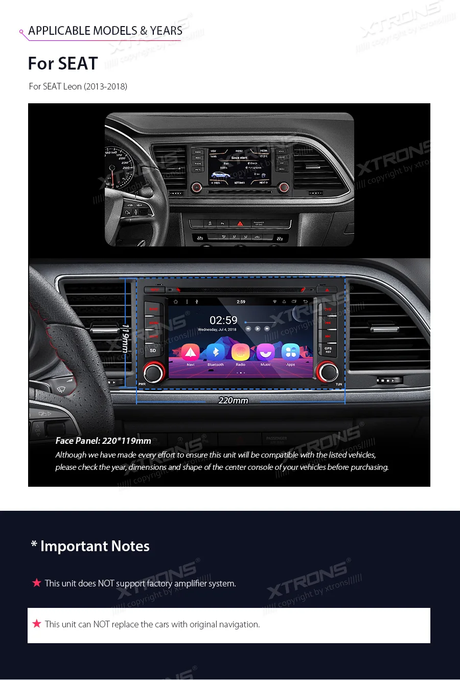 Clearance 7" Android 8.1 Radio Car Stereo Smart Multimedia DVD Player GPS OBD WIFI DAB for Seat Leon 2013 2014 2015 2016 2017 2018 2 Clearance 7" Android 8.1 Radio Car Stereo Smart Multimedia DVD Player GPS OBD WIFI DAB for Seat Leon 2013 2014 2015 2016 2017 2018 2