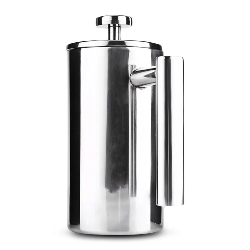 

350ml Stainless Steel Coffee Maker Double-Layer Stainless Steel Wall Structure Coffee Pots