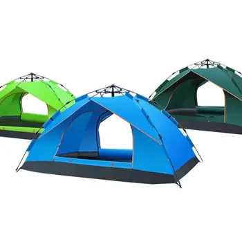 

Outdoor Automatic Tent Pop Up 1.6kg Camping PA coated 210D Waterproof Camping Hiking Tent Large Family Tents MAY0820