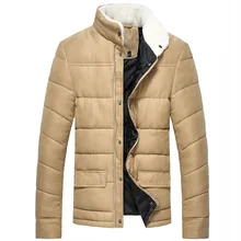 Бренд зимняя мужская куртка повседневная Высококачественная приталенная однотонная мужская куртка и пальто толстая мужская верхняя одежда большого размера 4XL