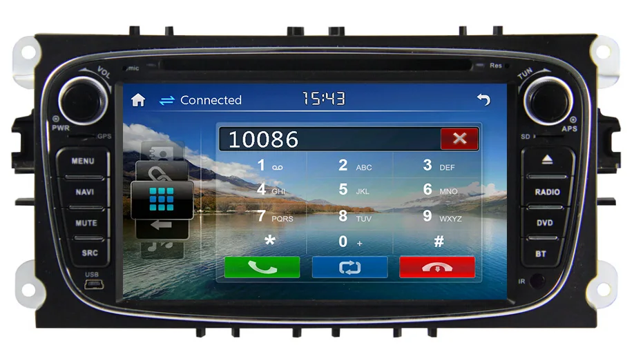 Perfect 7" Car dvd Player for Ford mondeo C-max S-max Focus 2 car stereo GPS Navigation,Bluetooth,Radio,CANBUS,3G, Free GPS map 3
