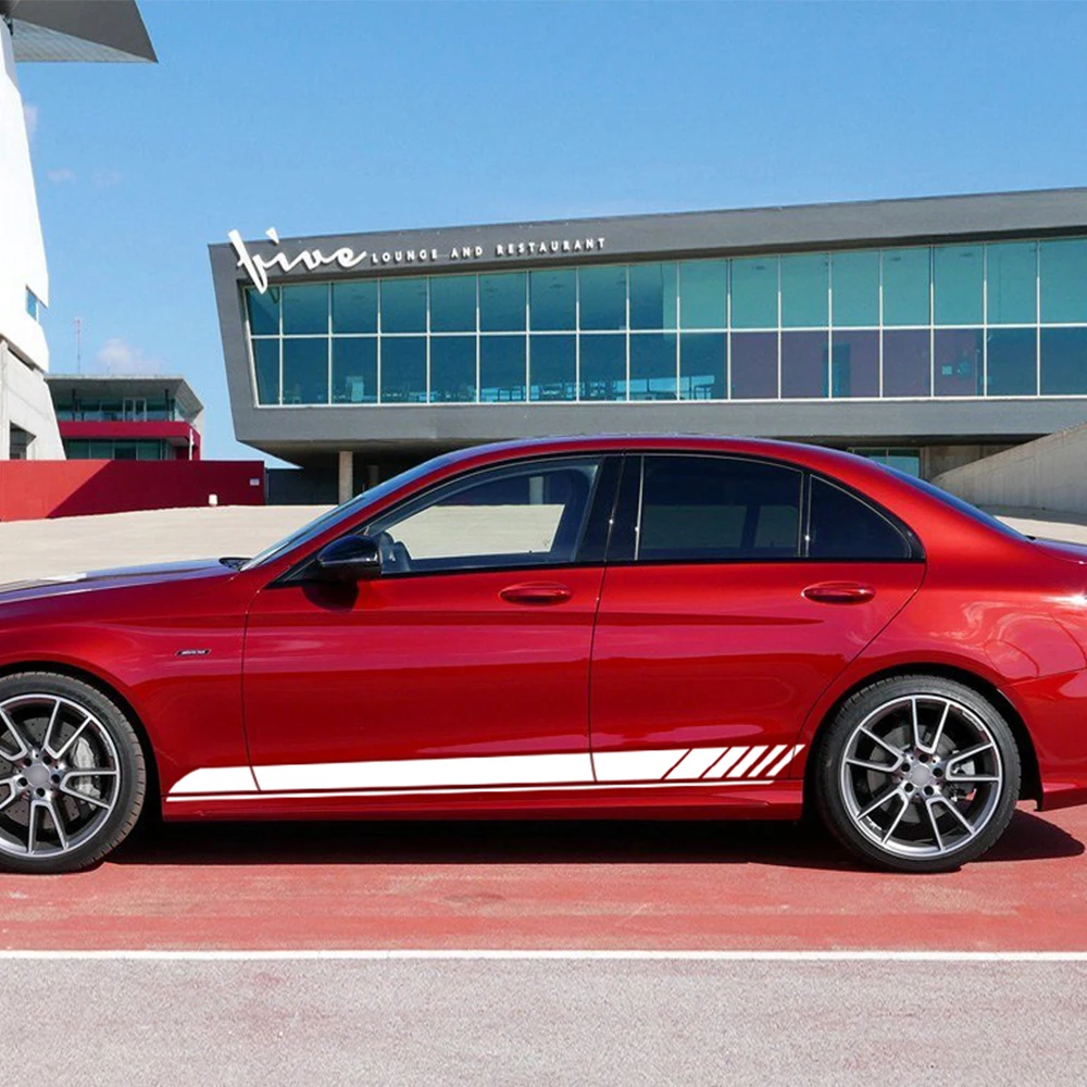 Автомобильная Виниловая наклейка для Mercedes Benz W205 C63 C300 C220 C43 C200 C250 C180 AMG|Наклейки на
