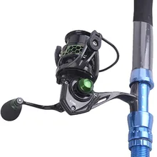 Jcxagr Рыболовная катушка из углеродного волокна, спиннинговая Складная ручка 9+ 1bb, Передаточное отношение 5,2: 1 глубоководная катушка для ловли карпа, литье на карпа, качка A1