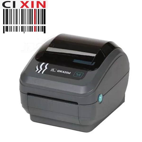 Оригинальный zebra GX420d/GX420t настольный принтер штрих кода 203 точек/дюйм этикетка 200