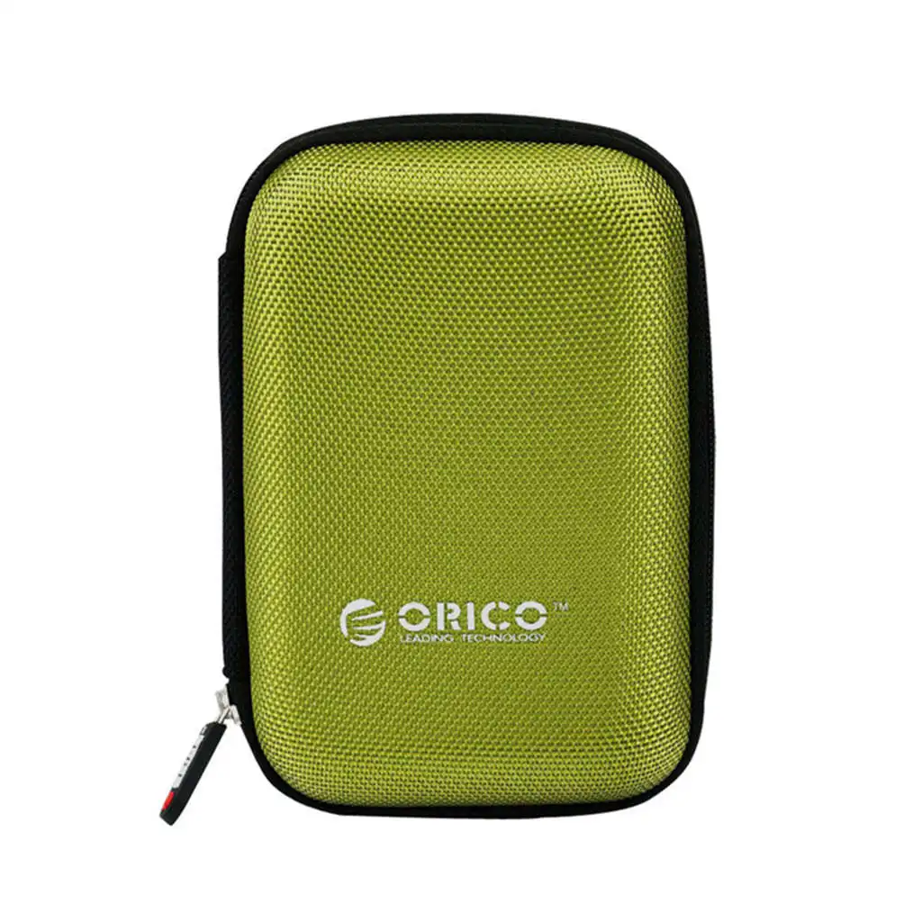 Orico Phd-25 2,5 дюймов Защитная сумка для жесткого диска для внешнего жесткого диска защитный чехол для Hdd Ssd - Цвет: Green