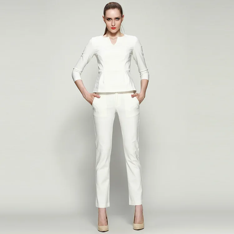 white business pants