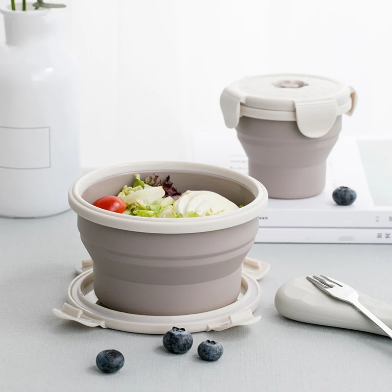 Baby-Feeding-Tableware-Infant-Silicone-Folding-Bowls-Children-Food-Container-With-Cover-Toddler-Dishes-Portable-Dinnerware-Plate-T0578 (3)