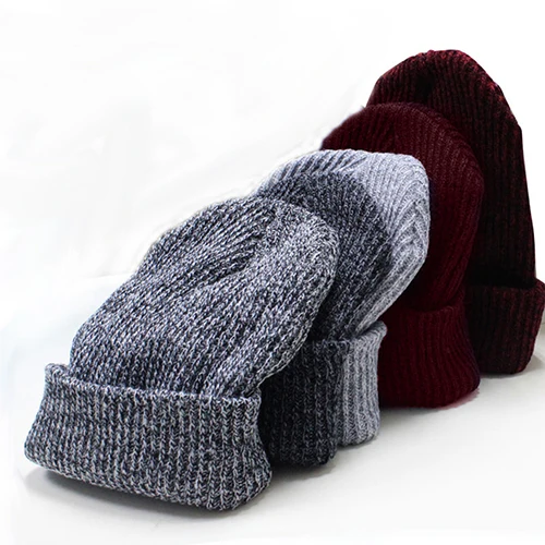 

Winter Warm Women Men Beanies Knitted Crochet Slouchy Hat Baggy Casual Cap