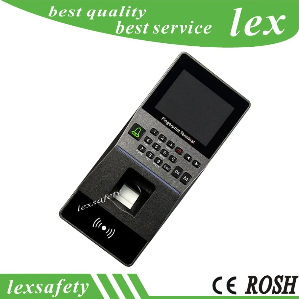 2.8 "TFT Color Screen Time Attendance Fingerprint Terminal Machine For Fingerprint Access Control And Time Attendance System
