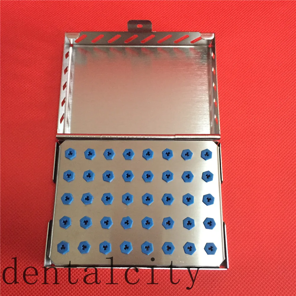 

Best Dental Implant Drill Bur Tray with Stainless Case Sterilization 40-Holder