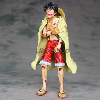 

New One Piece Monkey D Luffy Cake Island battle damage ver figure Toy PVC 20cm Luffy action figure juguetes Decoration Toys Gift