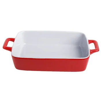 

Ceramic Different Shape Baking Tray Color Plate Pudding Bowl Microwave Oven Baking Dish