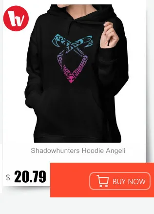 Толстовка shadowhunter с ангельскими рунами, символ shadowhunter, толстовки, хлопок, XL, толстовки для женщин, простая графика синего цвета, пуловер, худи