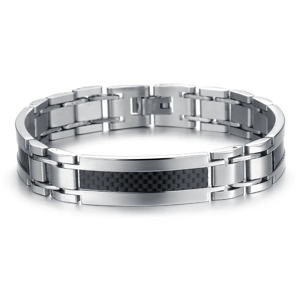 Fate Love Punk Men Jewelry Titanium Stainless Steel Bracelet Personality Bangle adjustable Chain For Men Bracelets&Bangles FL741
