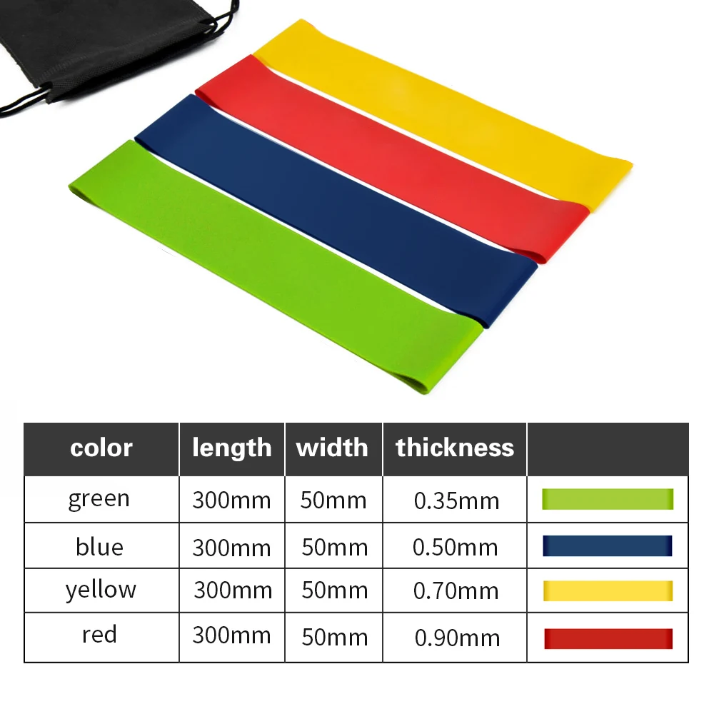 4PCS/Sets Resistance Bands Rubber Band Workout Fitness Gym Equipment Rubber Loops Latex Yoga Gym Strength Training Athletic 4PCS/Sets Resistance Bands Rubber Band Workout Fitness Gym Equipment Rubber Loops Latex Yoga Gym Strength Training Athletic