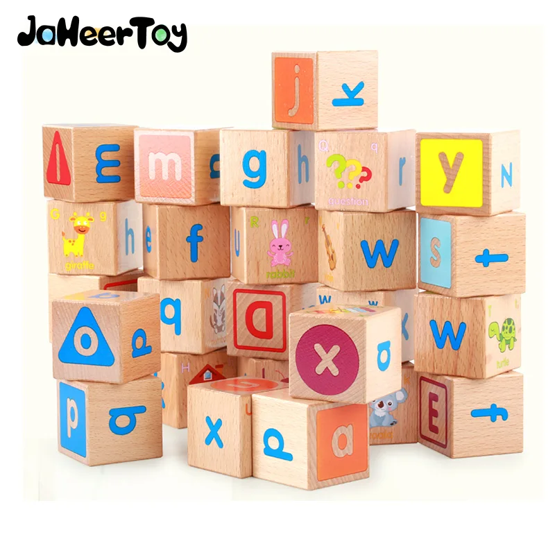 Baby Educational Wooden Toys for Children Building Blocks Wood 3 4 5 6