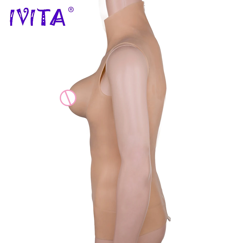 Реалистичные силиконовые формы груди IVITA 2320 г для трансвеститов трансмиттеров