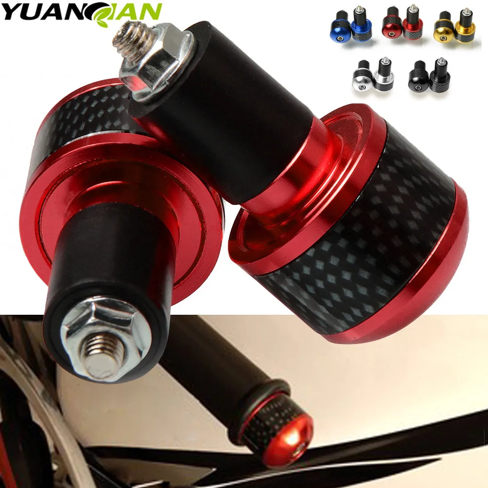 

7/8'' 22mm CNC Aluminum motorcycle handlebar hand handle bar grips ends For Yamaha FZ6 2006-2010 TMAX 500 530 KTM XC-W EXC BMW