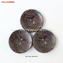 10 шт./лот) 35 мм деревянные кнопки оптовые поставки Китай ремесла игрушки аксессуары Швейные Кнопки-BY0170
