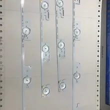 4 шт/ для Konka KDL32MT626U, комплект из 2 предметов, 4 светодиодный& 2 шт. 3 светодиодный 35019055 35019056 светильник панели 32 дюймов Задняя светильник светодиодный полосы 6v