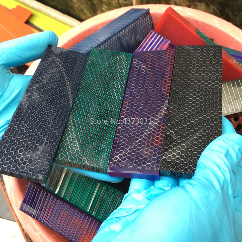 2pieces CTek Knife handle DIY material plate Resin material Snake