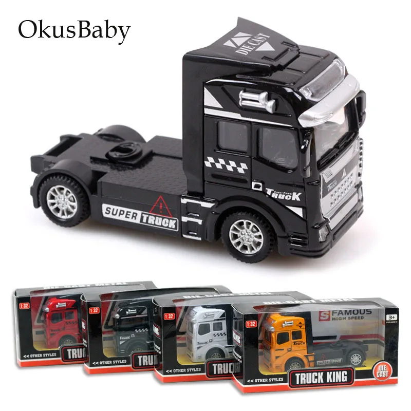 

1:50 Alloy and plastic Children Toys Vehicle Truck Model Car Tractor Gift For Baby Kids Birthday With Color Box