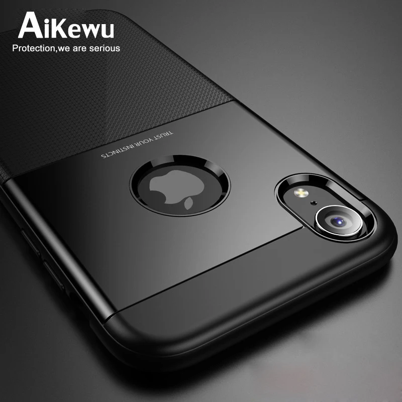 

AiKewu Case for iPhone X XR XS Max Business Armor PC +Soft TPU Shockproof Silicone Back Cover Case For iPhone XS XS Max Capa