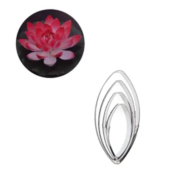 

Metal Cookie Cutter Flower Fondant Cake Mold Lotus Petal Shaped Biscuit Cookie Cutter Chocolate Mould Cake Decorating Tools Bake