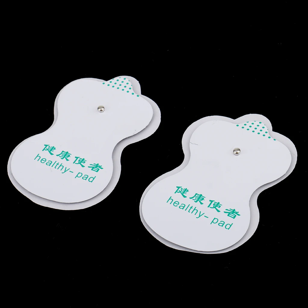 10 Pairs Reusable Replacement Pads Electrode Massage Patches for Acupuncture Digital Therapy Massager Machine Sticky Pad