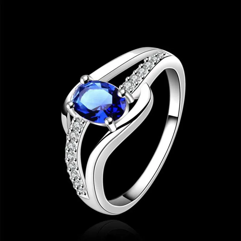 Посеребренная кольцо стерлингового серебра--Jewelry Кольцо заводские цены моды