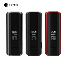 Hotcig G100 100 Вт TC Box Mod питание от одного 18650/20700/21700 Батарея электронная сигарета испаритель VS Hotcig RSQ Mod
