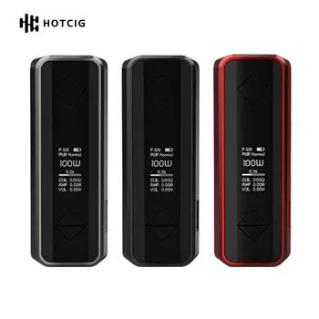 

Original Hotcig G100 100W TC Box Mod Powered By Single 18650/20700/21700 Battery Vape Vaporizer VS Hotcig RSQ Mod