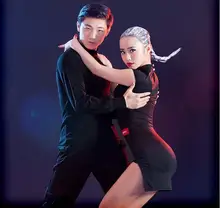 2018 new Chinese traditional qipao Latin sexy folk dance wear female retro stage performance clothing costumes