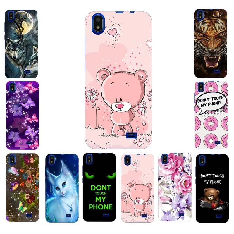 

Phone Cases Hot Sale Lovely Cute Pink Bear Pattern Case For Prestigio Wize Q3 PSP3471DUO Accessory