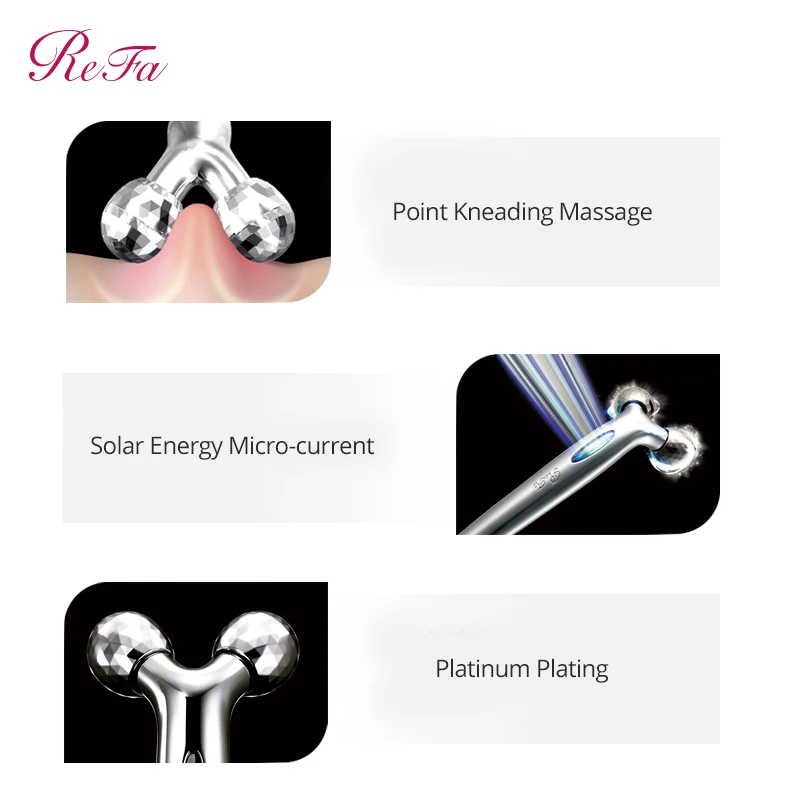  ReFa Face Skin Tightening Roller Refa S CARAT Facial Beauty Massager Eye & Mouth Massage Anti-wrink