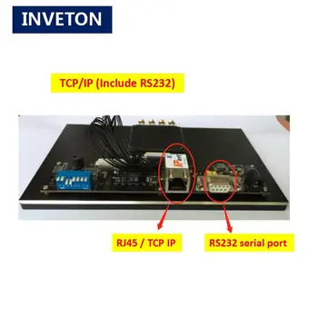 

Impinj R2000 long range uhf rfid module 4Ports passive fixed rfid uhf reader+free dogbone smartrac lable bib for timing system
