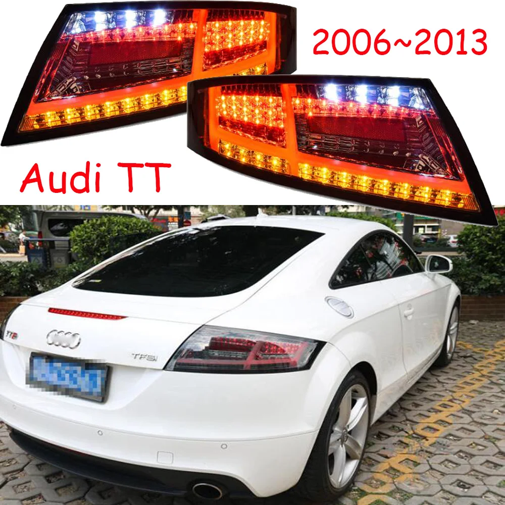 Один комплект 2 шт. автомобильный Стайлинг для 2006~ 2013 года TT задние фонари светодиодная сигнальная лампа TT задний фонарь DRL+ поворот+ тормоз+ обратный