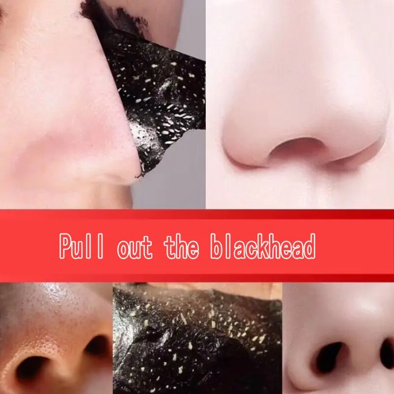 Blackhead Remove Peel Off Black Mask Face Nose Deep Cleaning Bamboo Activated Charcoal Cream
