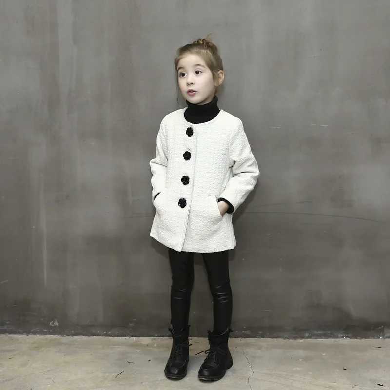Детское шерстяное пальто зимняя куртка для девочек 6 гцт 034|girl coat|manteau enfantmanteau enfant