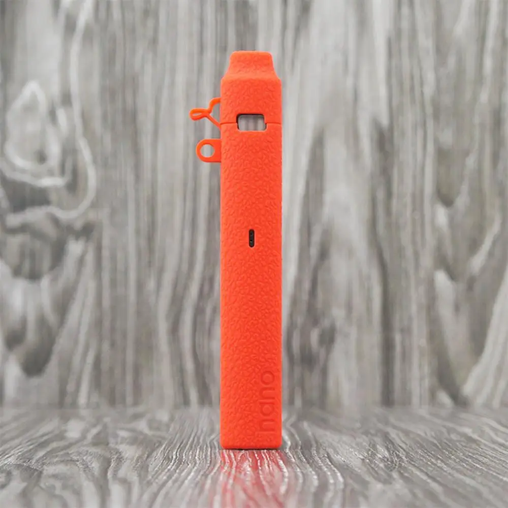 Чехол с текстурой кожи для NanoSTIX vape, набор устройств, силиконовый чехол, гелевый Чехол, Nano STIX, NanoNIC Pod - Цвет: Red