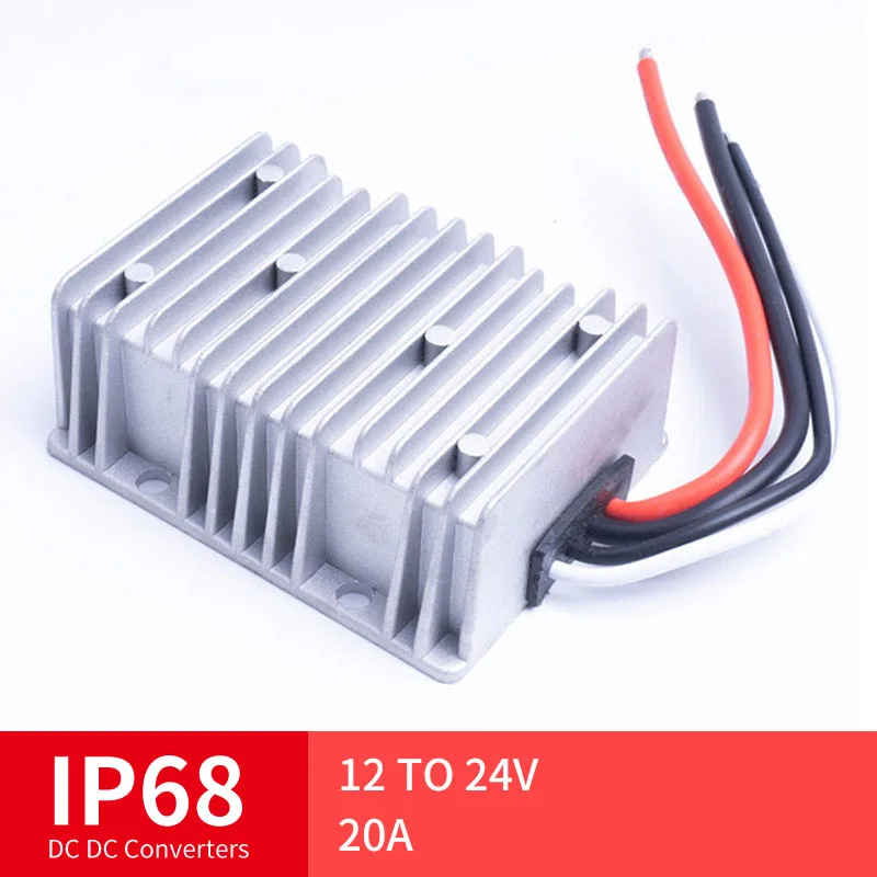 

12 TO 24V 20A High Quality DC Converter Step-Down DC Voltage Regulator Voltage Mutual, Suitable for Automot