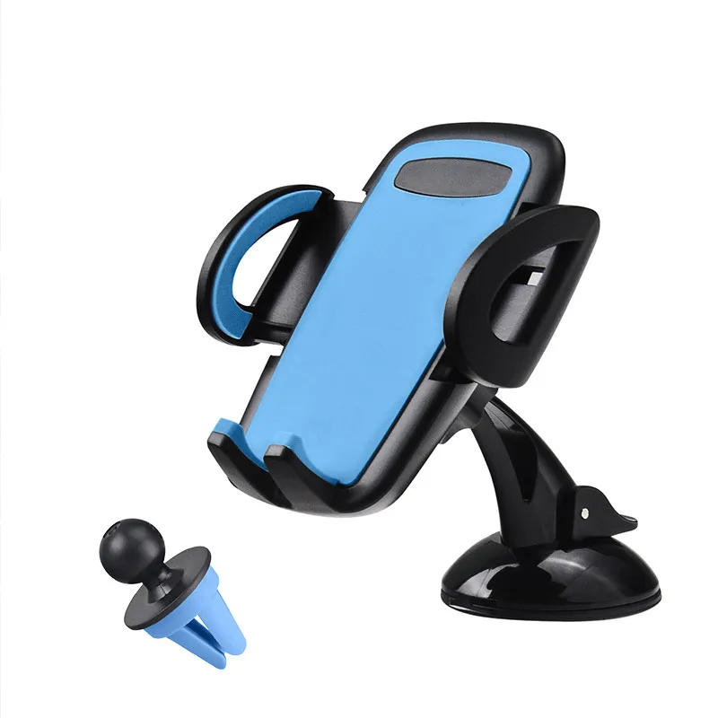 Universal Mobile Phone Holder Mount Stand Bracket Car Windshield Air Vent Mount Stand Support for 360 Degree Adjustment Car Air Vent Mount Phone Holder Tbalet Desktop Holder Stand (2)