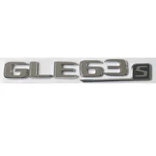 Хром ABS задний багажник Буквы Значки Эмблемы Наклейка для Mercedes Benz GLE63 AMG S 17-19