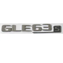 New Chrome ABS Rear Trunk Letters Badge Badges Emblem Emblems Sticker for Mercedes Benz GLE63 AMG S 17-18