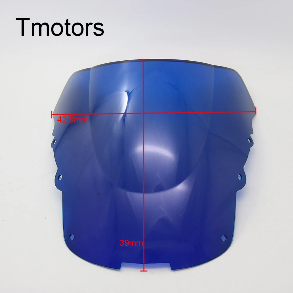 4 Motorcycle Motorbike Windshield Double Bubble Windscreen Wind Deflectors Air Flow For Honda CBR1100XX CBR 1100XX 1996-2007 98