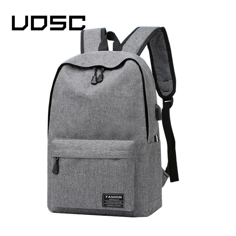 UOSC рюкзак для ноутбука с usb зарядкой путешествий мужчин школьный отдыха защитой