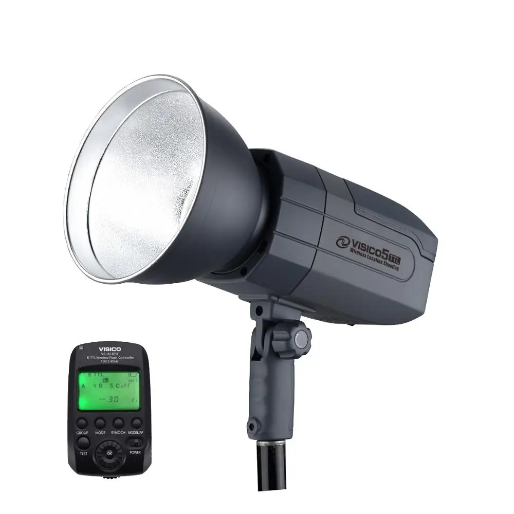 VISICO 5 Professional Photo Studio Flash Professional Studio Light High Portable Photographic Batte