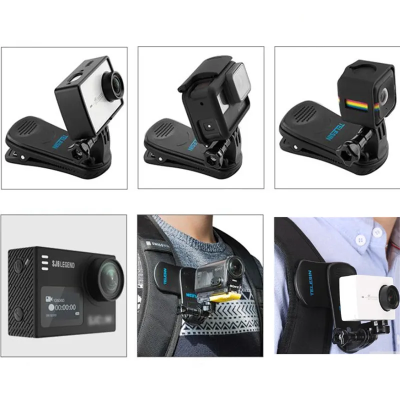 TELESIN-Quik-Release-360-Rotary-Backpack-Clip-Clamp-Rec-mounts-Fast-Hat-Clip-Mount-for-GoPro-Hero-6-Hero-5-4-3-2-for-Xiaomi-YI (16)