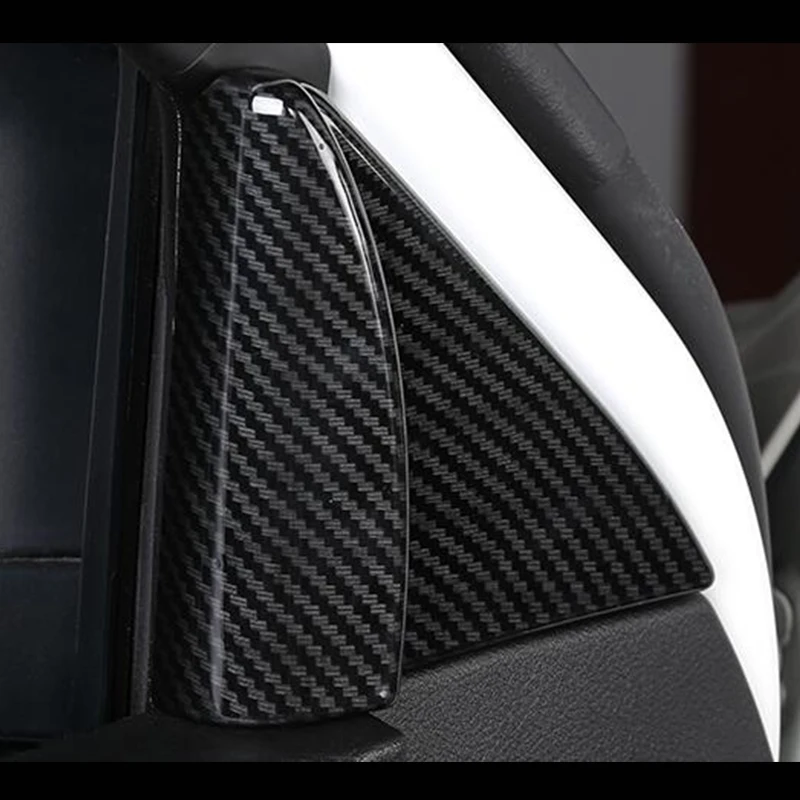 

ABS Plastic For Nissan Navara NP300 accessories 2017 2018 2019 Car Styling Car interior A-pillar Speaker horn ring Cover Trim